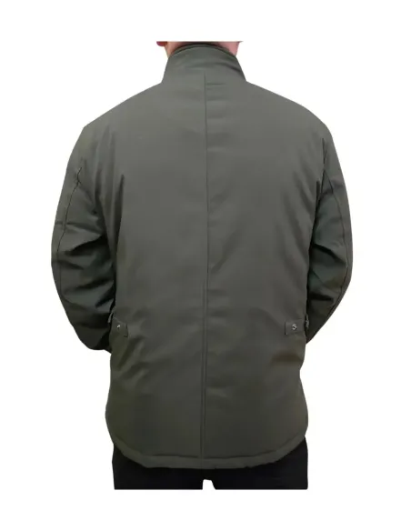 Parka de hombre en verde kaki Tem Formula Potes-1