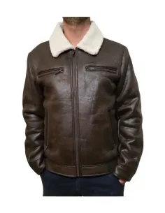 Chaqueta aviador La Vespita en marrón 51166