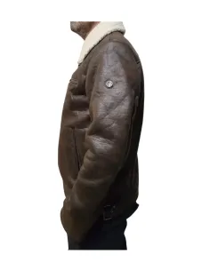 Chaqueta aviador La Vespita en marrón 51166 2