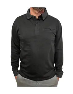 Polo de hombre manga larga en marengo Luiyi's 580