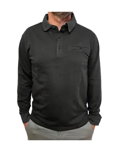 Polo de hombre manga larga en marengo Luiyi's 580