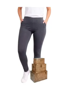 Leggins mujer marengo básico de algodón-lycra Strategga 107