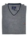 Jersey de hombre pico La Española en gris 10916