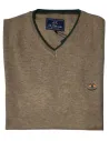 Jersey de hombre pico La Española en camel 10916