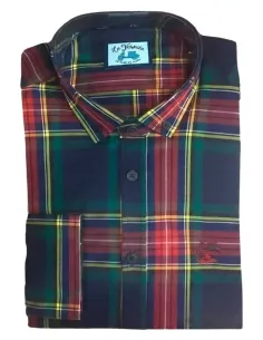 Camisa hombre cuadros La Vespita Mod-4887