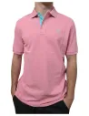 Polo de hombre manga corta básico La Vespita rosa 51107