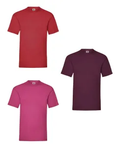Camiseta FRUIT OF THE LOOM manga corta de algodón colores
