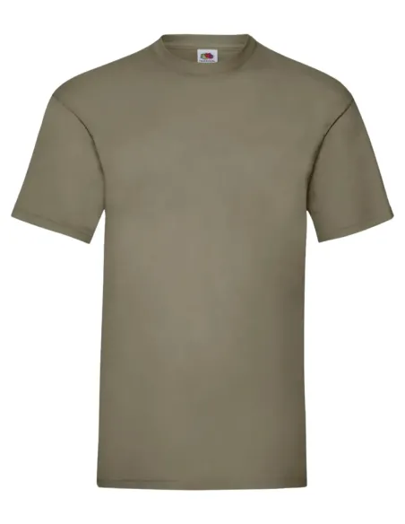 Camiseta FRUIT OF THE LOOM manga corta beige