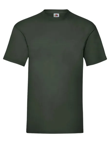 Camiseta FRUIT OF THE LOOM manga corta verde botella