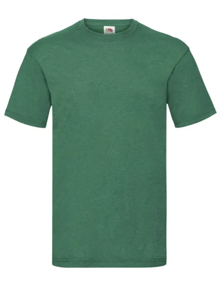 Camiseta FRUIT OF THE LOOM manga corta verde retro