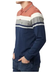 Polo hombre manga larga marino rayas Forestal Mod-720586 2