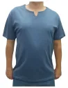 Camiseta de hombre manga corta Losan en azul lavado 25003