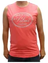 Camiseta de hombre sin mangas en rojo lavado Losan 25018