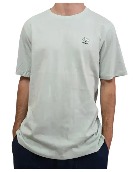Camiseta de hombre La Vespita en verde claro 51090