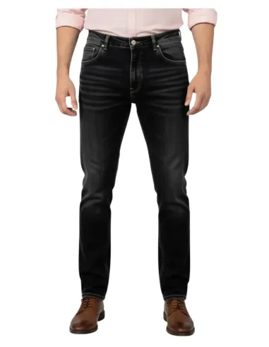 Pantalón hombre vaquero básico negro KOYOTE tiro alto 522171
