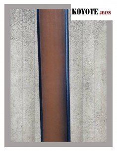 Cinturón hombre en marrón liso KOYOTE Serie 110 2